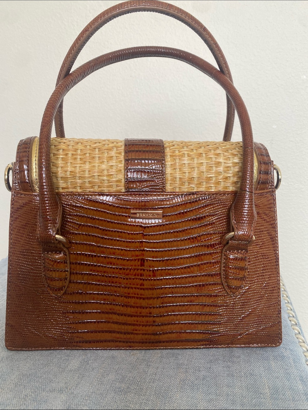 Brahmin Small Hailee Carmel Jardim and matching Jane wallet NWOT - Picture 3 of 5